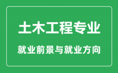 <b>土木工程专业大学排名_土木工程专业专业学什么_就业前景怎么样?</b>