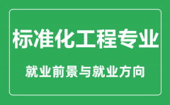 <b>标准化工程专业大学排名_标准化工程专业学什么_就业前景怎么样?</b>