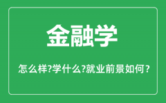 金融学专业怎么样_金融学专业主要学什么_就业前景怎么样?