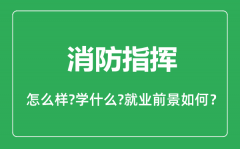 消防指挥专业怎么样_消防指挥专业主要学什么_就业前景怎么样？