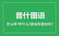 普什图语专业怎么样_普什图语专业就业方向及前景分析