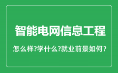 智能电网信息工程专业怎么样_就业方向及前景分析