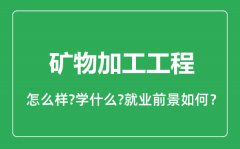 矿物加工工程专业怎么样_矿物加工工程专业就业方向及前景分析