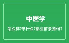 中医学专业怎么样_中医学专业就业方向及前景分析