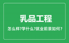 乳品工程专业怎么样_乳品工程专业就业方向及前景分析