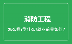 消防工程专业怎么样_消防工程专业就业方向及前景分析