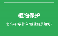 植物保护专业怎么样_植物保护专业就业方向及前景分析