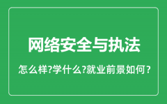 网络安全与执法专业怎么样_就业方向及前景分析