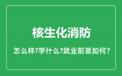 核生化消防专业怎么样_核生化消防专业就业方向及前景分析