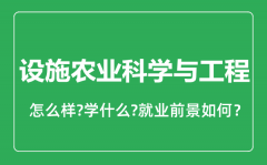 设施农业科学与工程专业怎么样_就业方向及前景分析