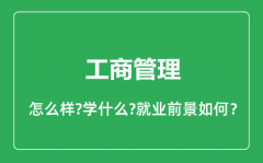 工商管理专业怎么样_工商管理专业就业方向及前景分析