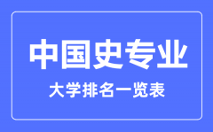 2023年全国中国史专业大学排名一览表