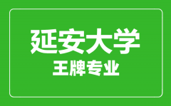 延安大学王牌专业有哪些_最好的专业是什么