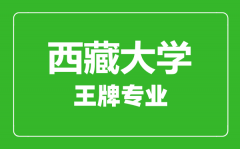 西藏大学王牌专业有哪些_最好的专业是什么