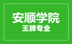 安顺学院王牌专业有哪些_最好的专业是什么