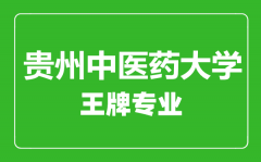 贵州中医药大学王牌专业有哪些_最好的专业是什么