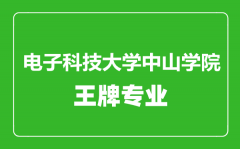 电子科技大学中山学院王牌专业有哪些_最好的专业是什么