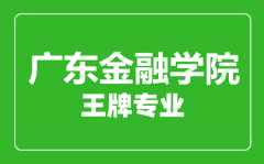 广东金融学院王牌专业有哪些_最好的专业是什么