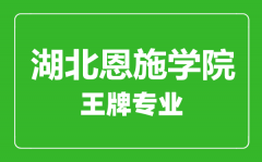 湖北恩施学院王牌专业有哪些_最好的专业是什么