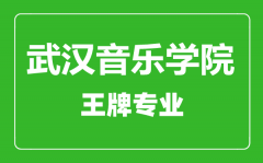 武汉音乐学院王牌专业有哪些_最好的专业是什么