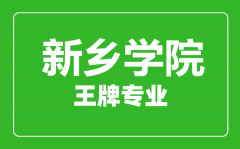 新乡学院王牌专业有哪些_最好的专业是什么