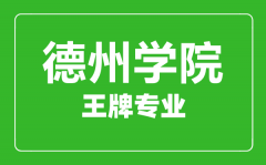 德州学院王牌专业有哪些_最好的专业是什么