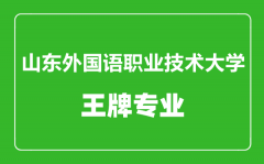 山东外国语职业技术大学王牌专业有哪些_最好的专业是什么