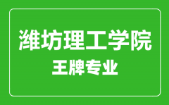 潍坊理工学院王牌专业有哪些_最好的专业是什么