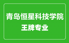 青岛恒星科技学院王牌专业有哪些_最好的专业是什么