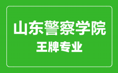 山东警察学院王牌专业有哪些_最好的专业是什么