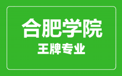 合肥学院王牌专业有哪些_最好的专业是什么