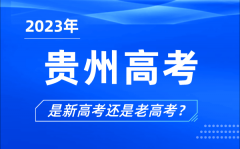 2023年贵州高考分文理科吗_是新高考还是老高考？