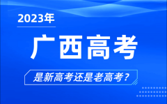 2023年广西高考分文理科吗_是新高考还是老高考？