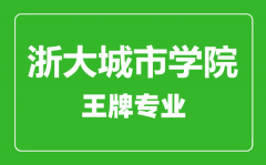 浙大城市学院王牌专业有哪些_最好的专业是什么