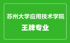 苏州大学应用技术学院王牌专业有哪些_最好的专业是什么