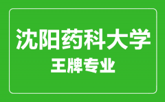 沈阳药科大学王牌专业有哪些_最好的专业是什么