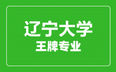 辽宁大学王牌专业有哪些_最好的专业是什么