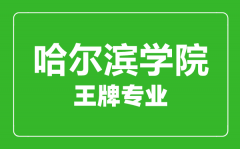 哈尔滨学院王牌专业有哪些_最好的专业是什么