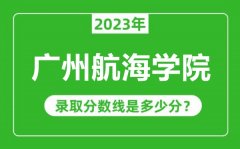 广州航海学院2023年录取分数线是多少分（含2021-2022历年）