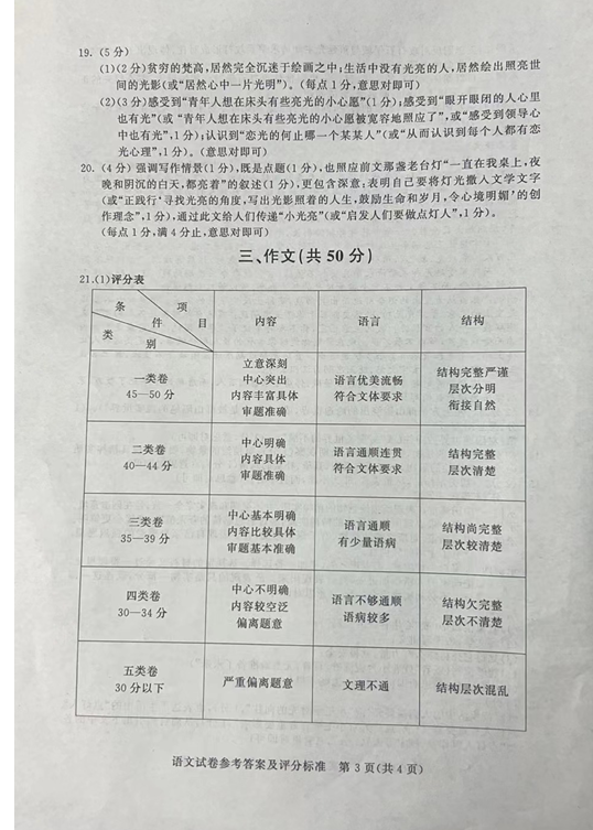 2023年镇江市中考语文试卷真题及答案