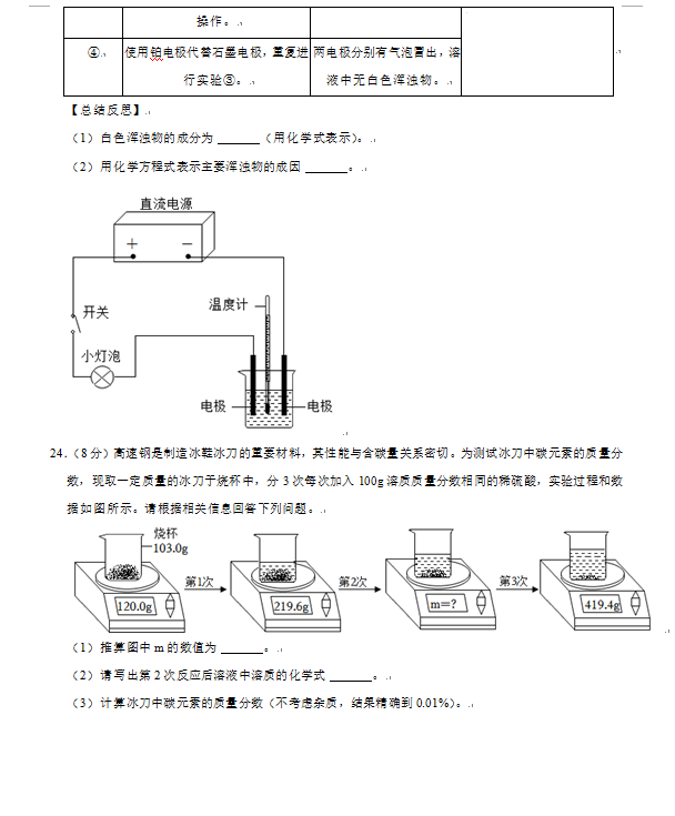 2023年潍坊市中考化学试卷真题及答案