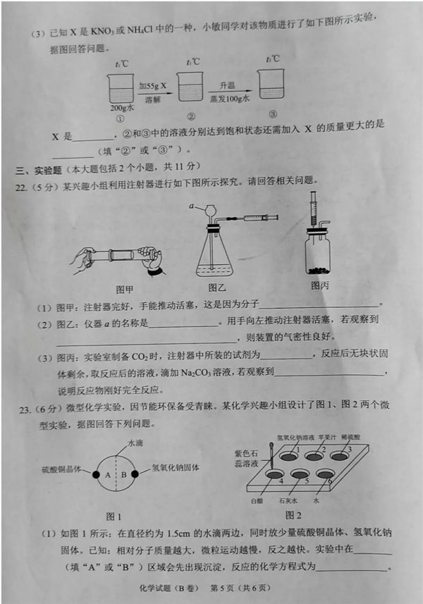 2023年重庆市中考语文试卷真题及答案