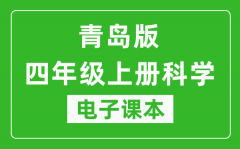 青岛版四年级上册科学（五四学制）电子课本