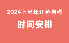 2024上半年江苏自学考试时间安排_江苏自考具体时间一览表