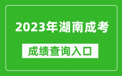 2023年湖南成考成绩查询入口网址（https://www.hneeb.cn/）