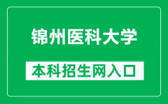 锦州医科大学本科招生网网址（http://jzmuzs.university-hr.com/）