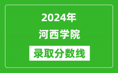 河西学院录取分数线2024年是多少分(附各省录取最低分)