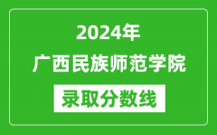 广西民族师范学院录取分数线2024年是多少分(附各省录取最低分)