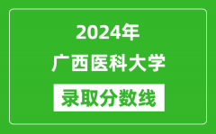 广西医科大学录取分数线2024年是多少分(附各省录取最低分)