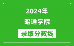 昭通学院录取分数线2024年是多少分(附各省录取最低分)